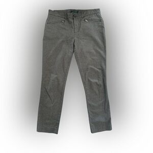 RALPH LAUREN Women’s‎ size 8 Grey houndstooth pants Great Condition
